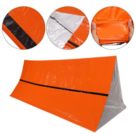 Orange Emergency Survival Tent