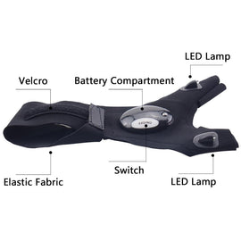 LED Finger Glove