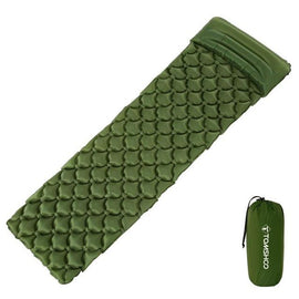 Green Inflatable Camping Mat