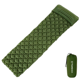 Green Inflatable Camping Mat