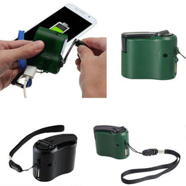 Hand-Cranked Emergency Charger