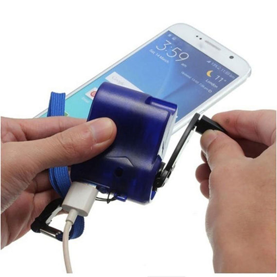 Hand-Cranked Emergency Charger